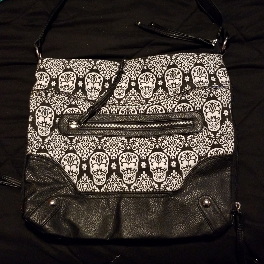 Sugar skull crossbody